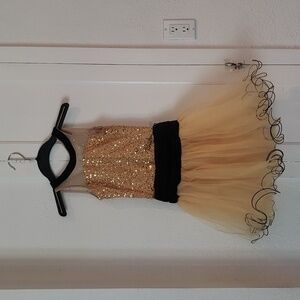 Revolution jazz and tap interchangeable dance costume.